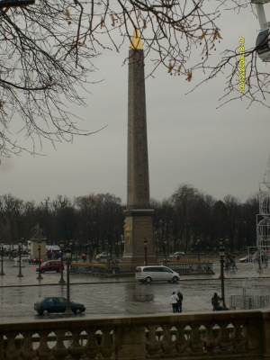 l'obélisque, place de la Concorde